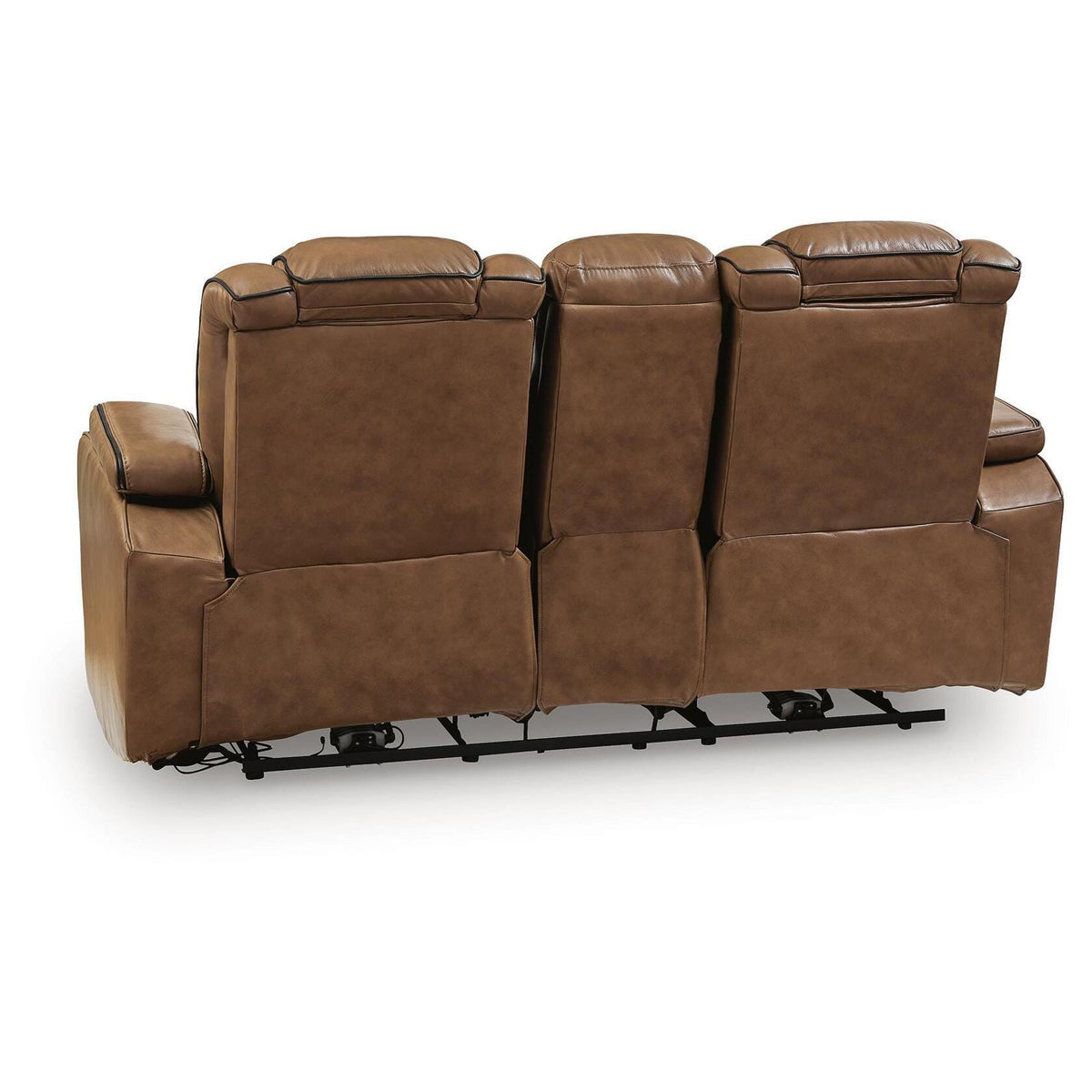 Signature Design by Ashley Gruaro PCU1420018 Power Reclining Loveseat with Console & Adjutasble Headrest IMAGE 3