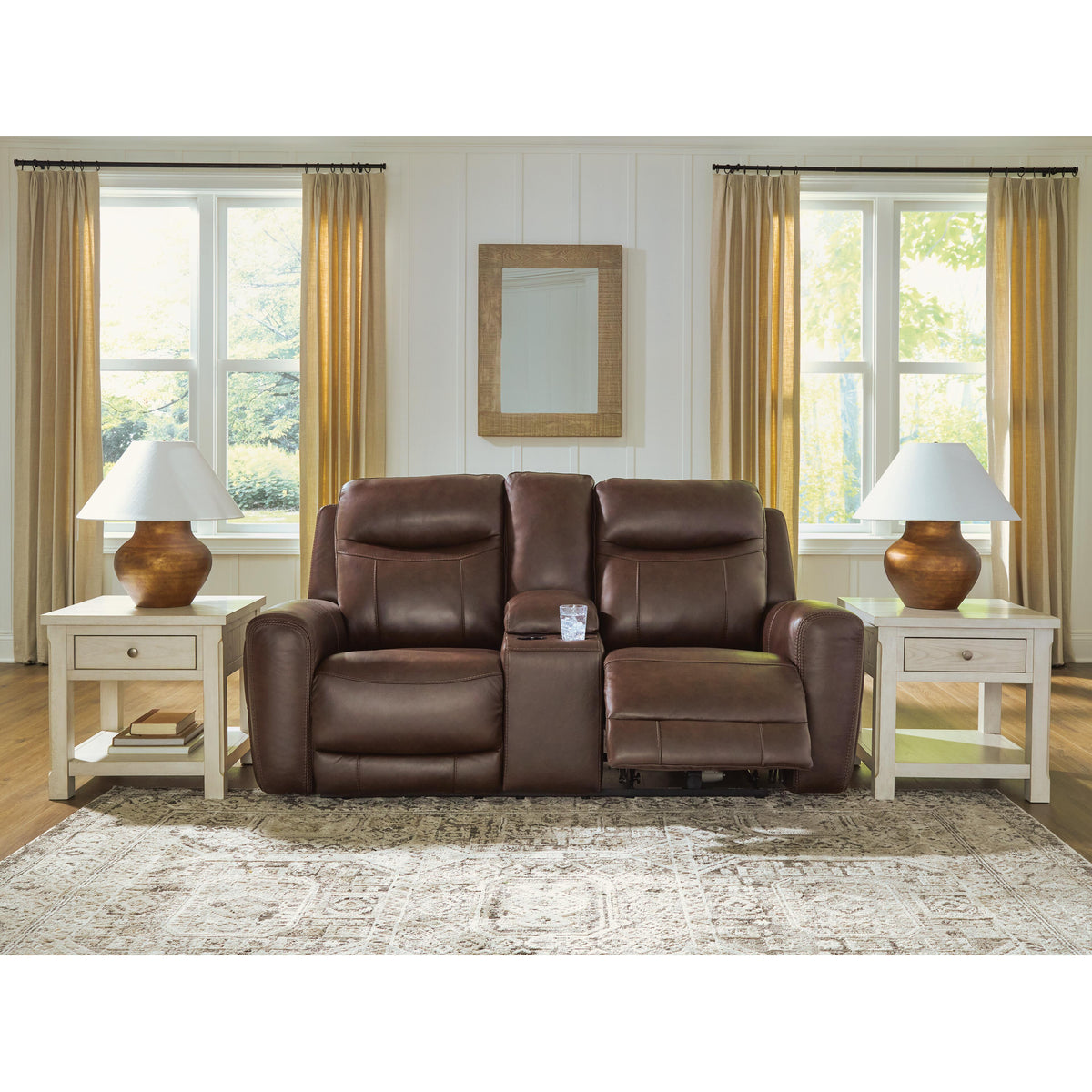 Benchcraft Gravier U1330118 Power Reclining Loveseat with Console & Adjutasble Headrest IMAGE 7