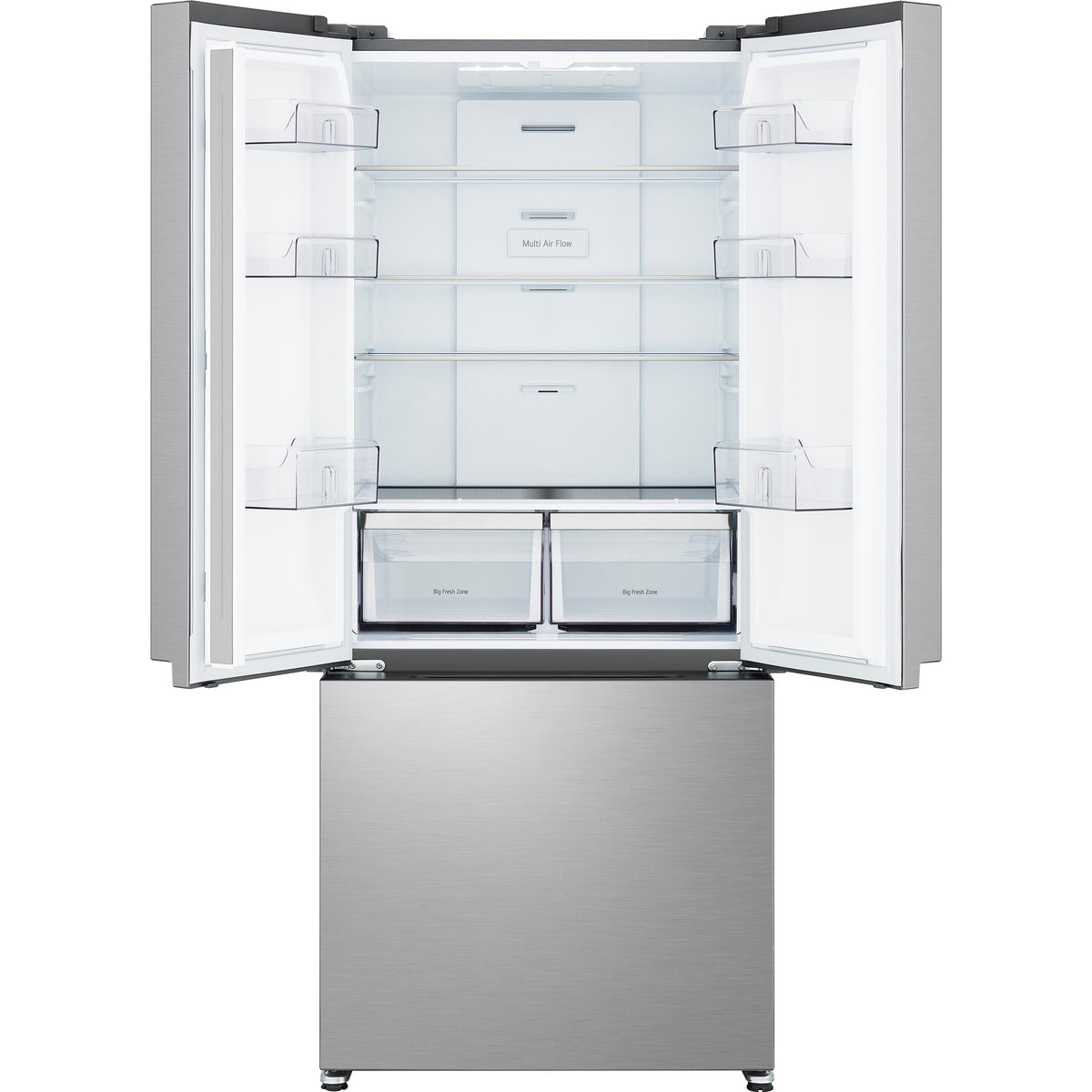 LG 30-inch, 18.2 cu. ft. Counter-Depth French 3-Door Refrigerator LF18CO000S IMAGE 2