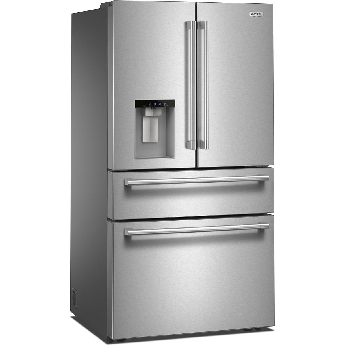 Maytag 28.9 cu. ft. Freestanding French 4-Door Refrigerator with Exterior Water and Ice Dispensing System MRMF5436TZ IMAGE 4