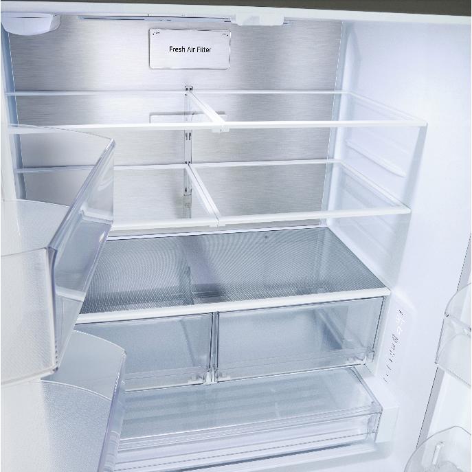 LG 36-inch, 25.1 cu. ft. Counter-Depth MAX® French 3-Door Refrigerator with Ice Maker LF25BZH42S IMAGE 5