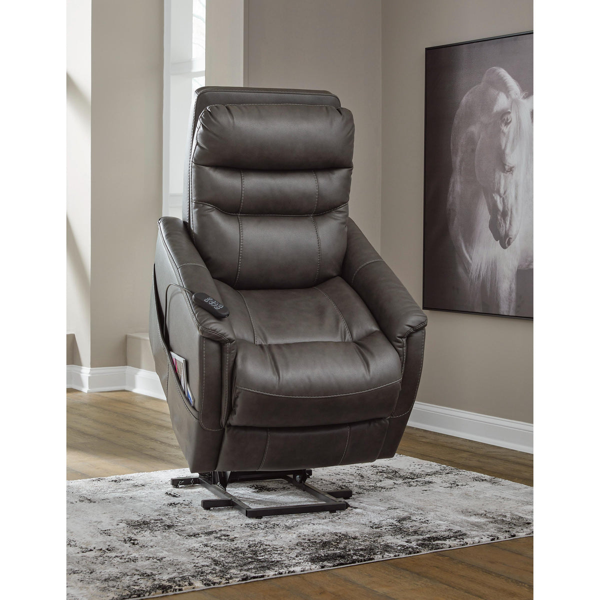 Signature Design by Ashley Strawbill 6390912 Power Lift Recliner IMAGE 10