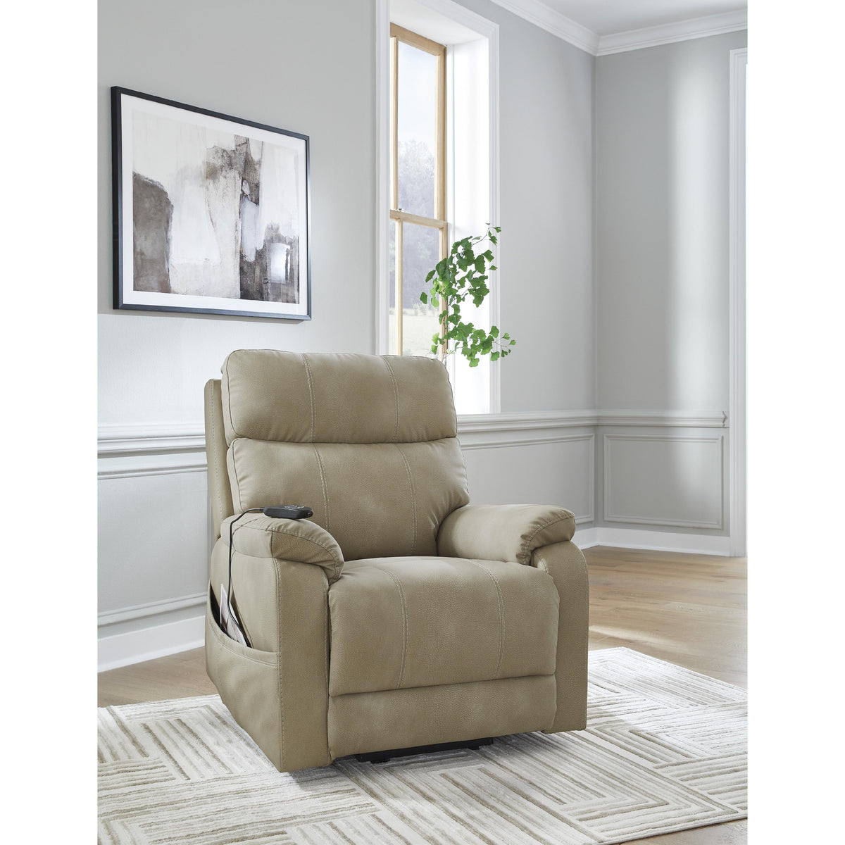 Signature Design by Ashley Next-Gen Durapella Leather Look Lift Chair 4070912 IMAGE 7