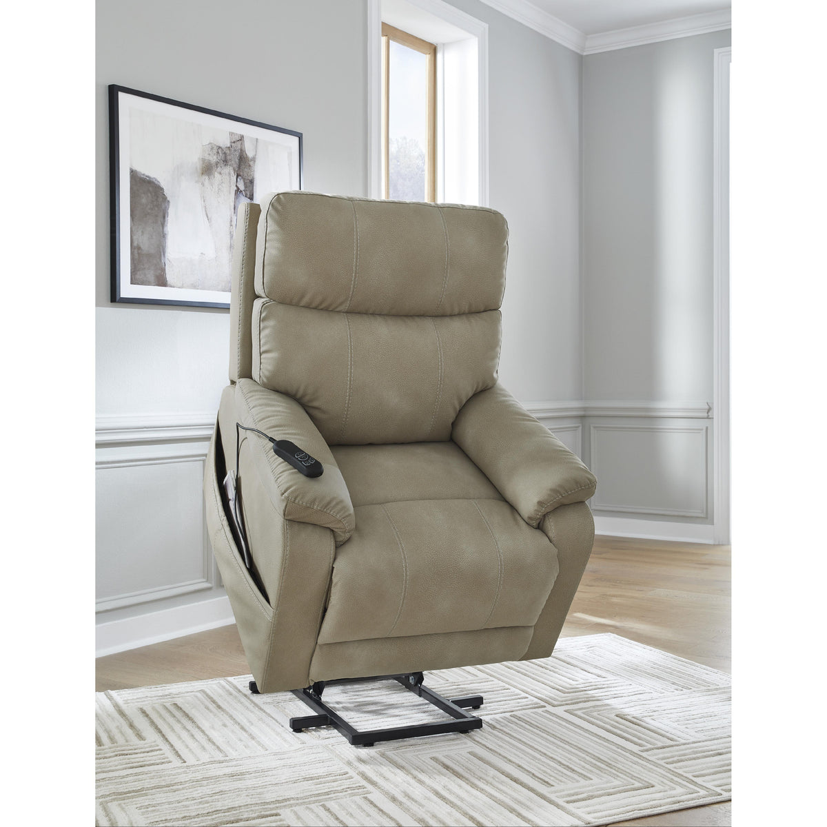 Signature Design by Ashley Next-Gen Durapella Leather Look Lift Chair 4070912 IMAGE 9