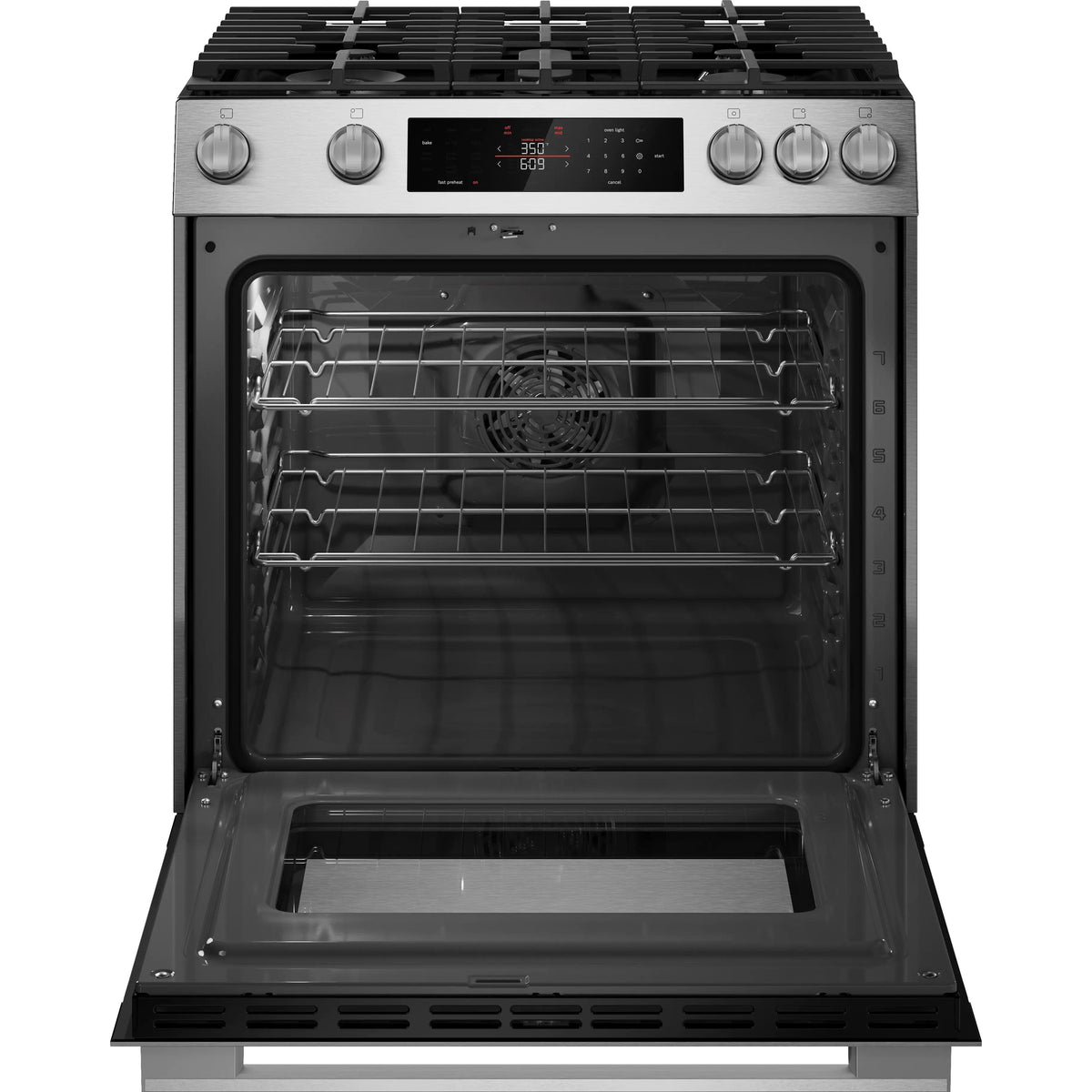 Bosch 300 Series Freestanding Gas Range Stainless Steel HGF3050MUC IMAGE 4