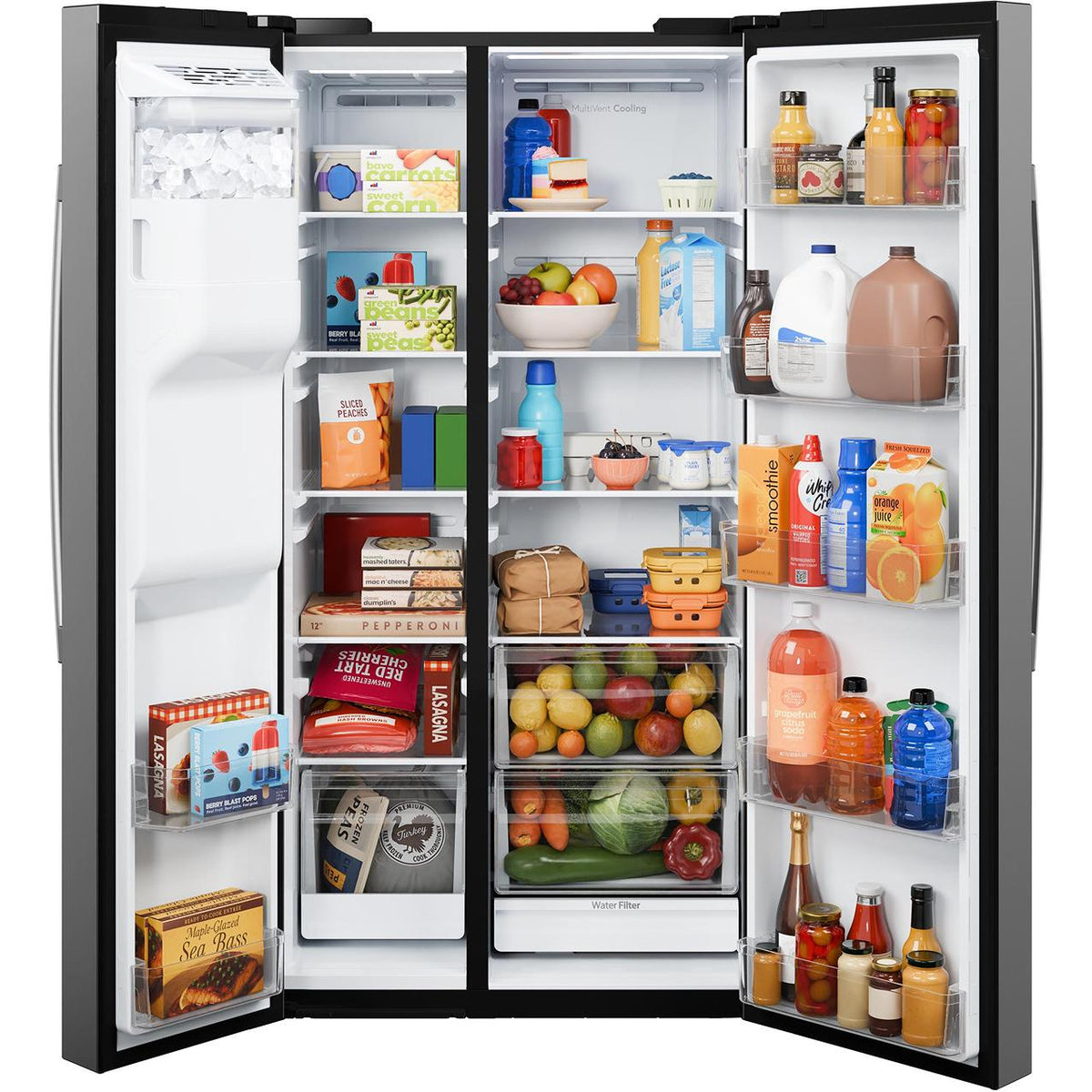GE 27.9 cu. ft. Side-By-Side Refrigerator with Extra Tall Dispenser GSS28NYYFS IMAGE 5