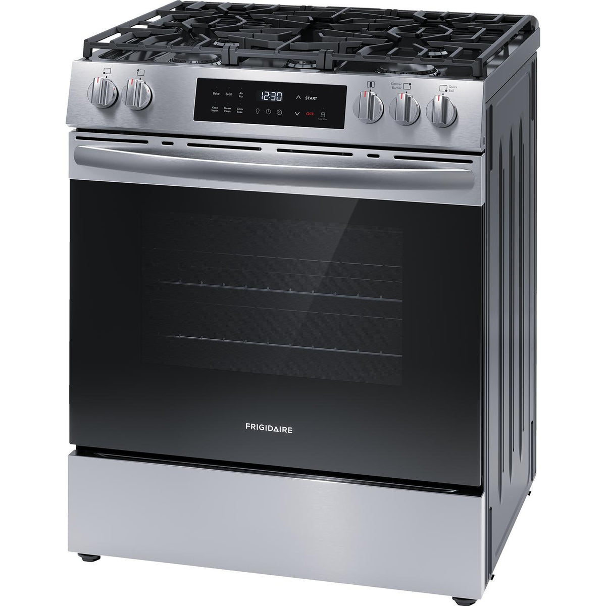 Frigidaire 30-inch Freestanding Gas Range with Air Fry FCFG3082BS IMAGE 3
