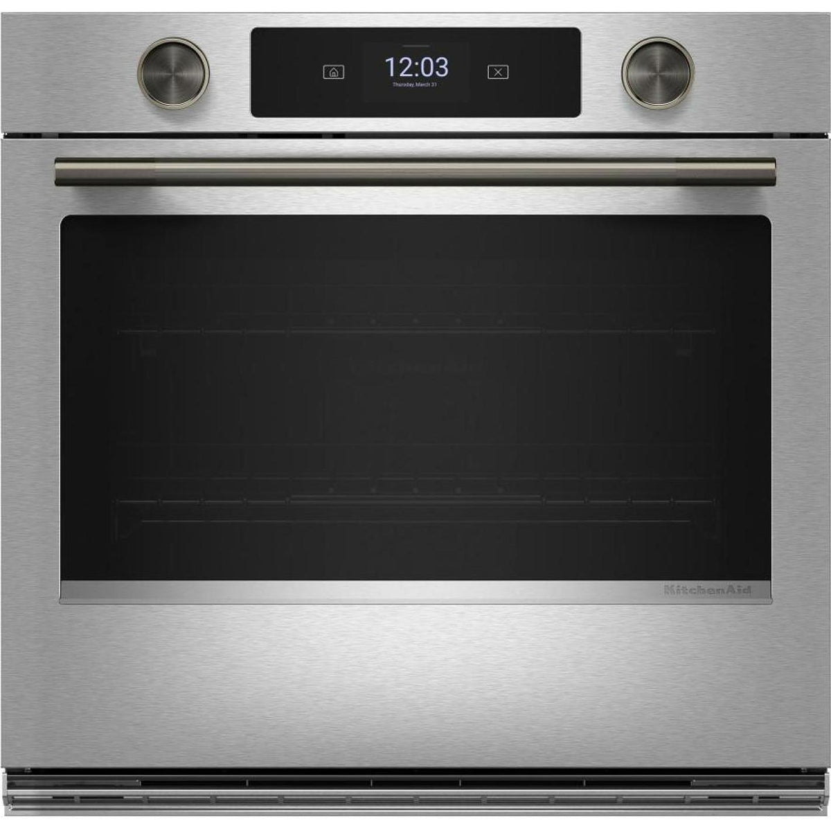 KitchenAid 30-inch Smart Electric Single Wall Oven with Intelligent Cooking Camera KOES930SPS IMAGE 1