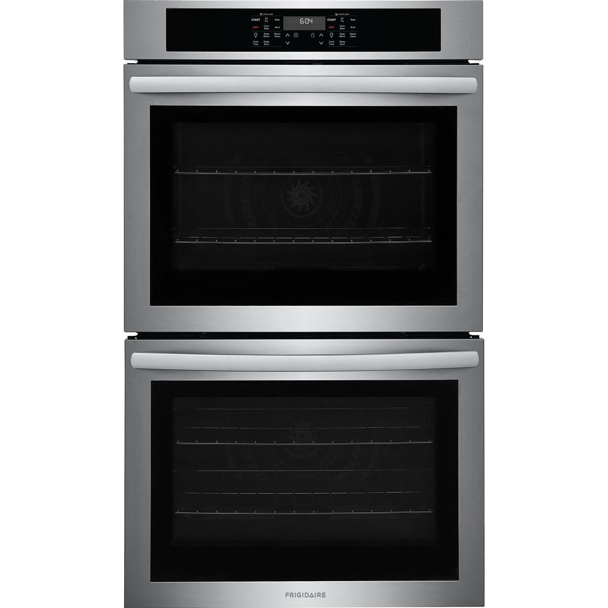 Frigidaire 30-inch, 10.6 cu. ft. Built-in Double Wall Oven with Air Fry FCWD3030AS IMAGE 1