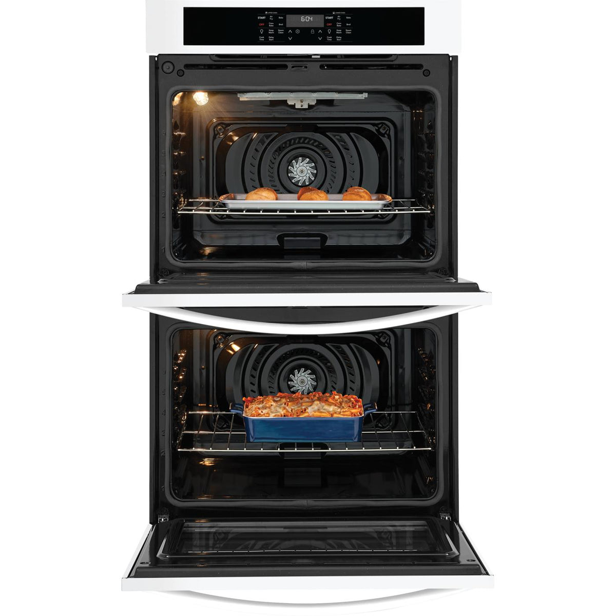 Frigidaire 30-inch, 10.6 cu. ft. Built-in Double Wall Oven with Air Fry FCWD3030AW IMAGE 2