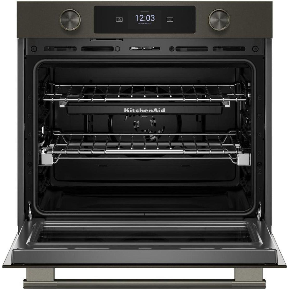 KitchenAid 30-inch Smart Electric Single Wall Oven with Intelligent Cooking Camera KOES930SBE IMAGE 2