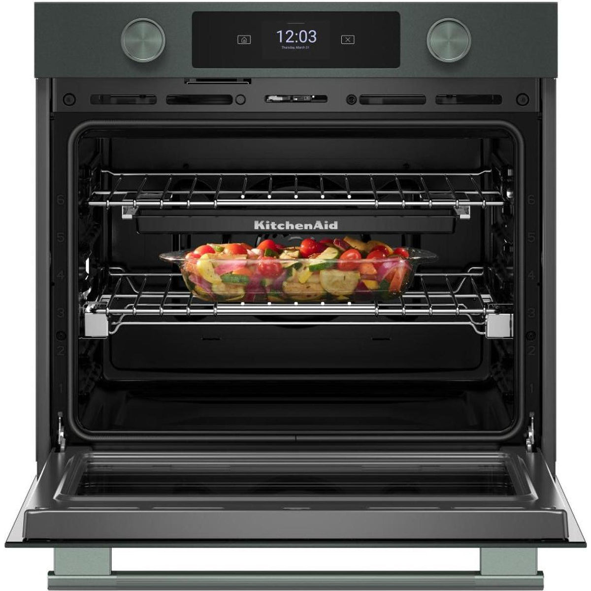 KitchenAid 30-inch Smart Electric Single Wall Oven with Intelligent Cooking Camera KOES930SJP IMAGE 3