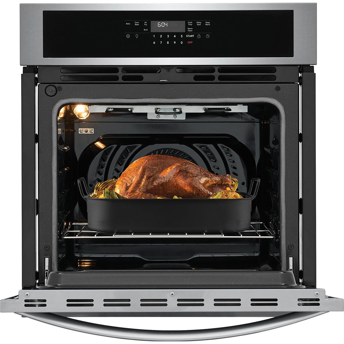 Frigidaire 27-inch, 3.8 cu. ft. Built-in Single Wall Oven with Air Fry FCWS2730AS IMAGE 2