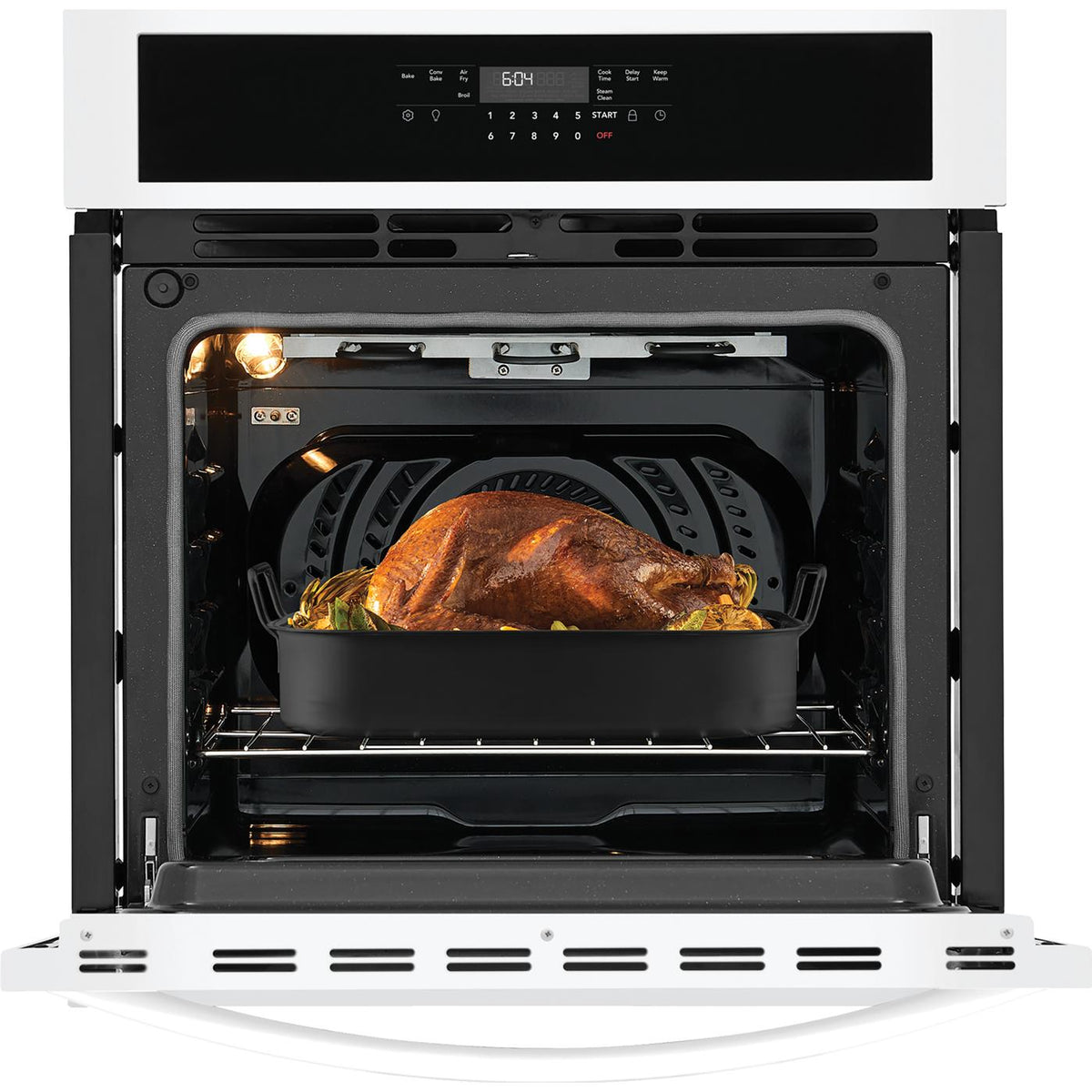 Frigidaire 27-inch, 3.8 cu. ft. Built-in Single Wall Oven with Air Fry FCWS2730AW IMAGE 2