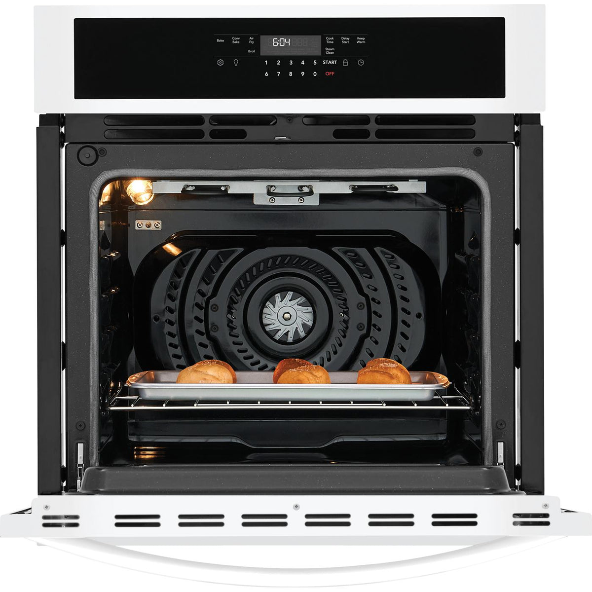 Frigidaire 27-inch, 3.8 cu. ft. Built-in Single Wall Oven with Air Fry FCWS2730AW IMAGE 3