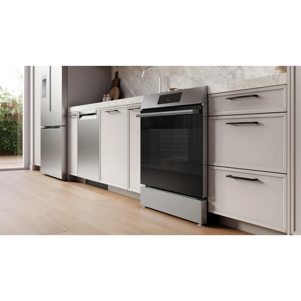 Bosch 300 Series Induction Freestanding Range HIF3050MC IMAGE 12