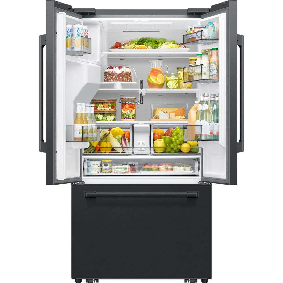 Samsung 29 cu. ft. Bespoke AI 3-Door French Door with Sphere Ice™ RF70H30GEEAA IMAGE 3