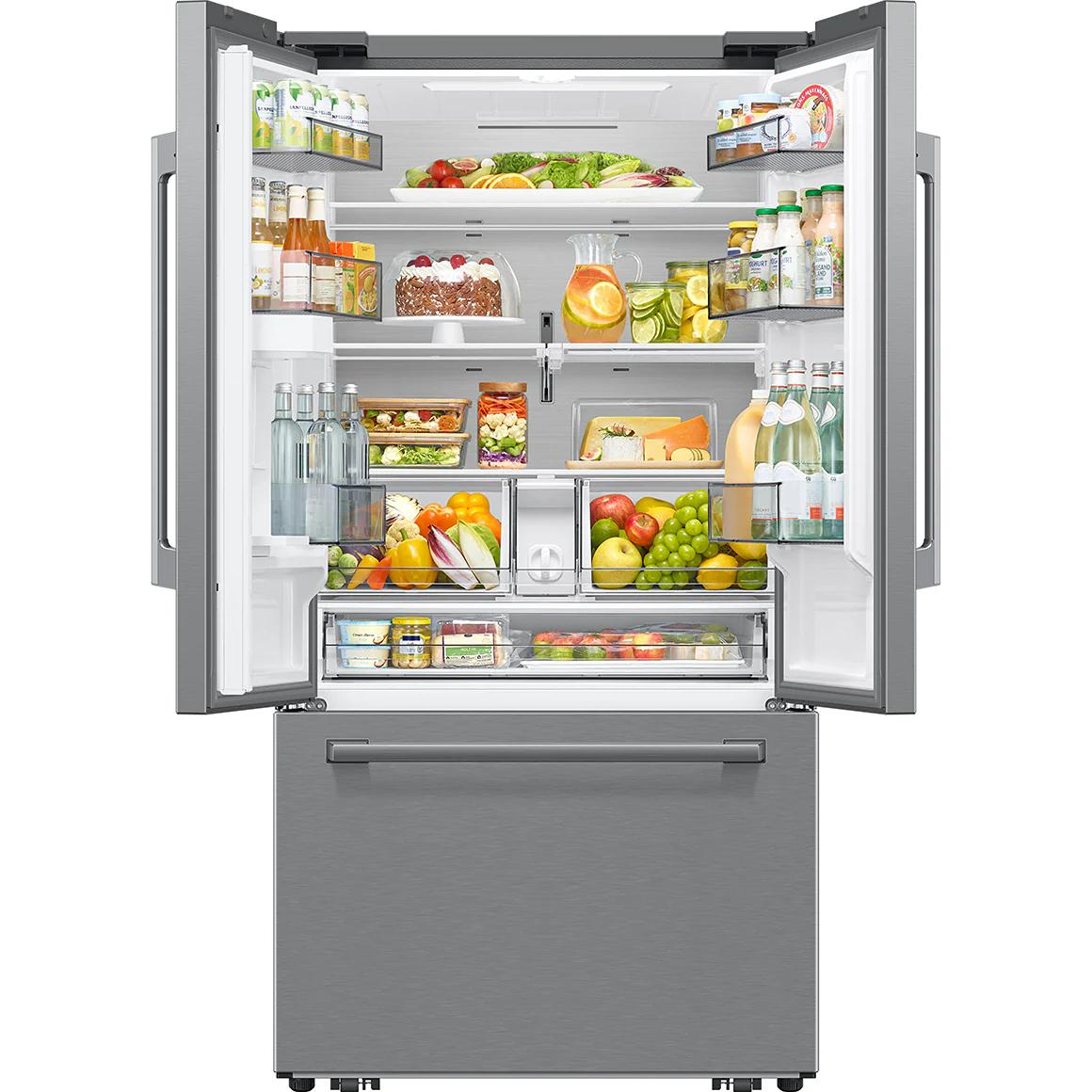 Samsung 30 cu.ft. Bespoke AI 3-Door French Door RF70H30KERAA IMAGE 3