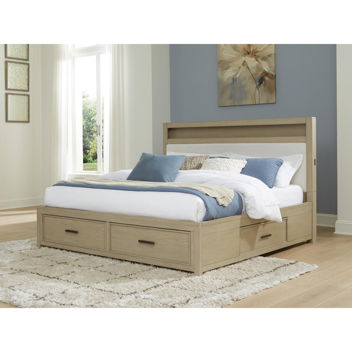 Signature Design by Ashley Calmoro B602B9 California King Bookcase Bed IMAGE 9