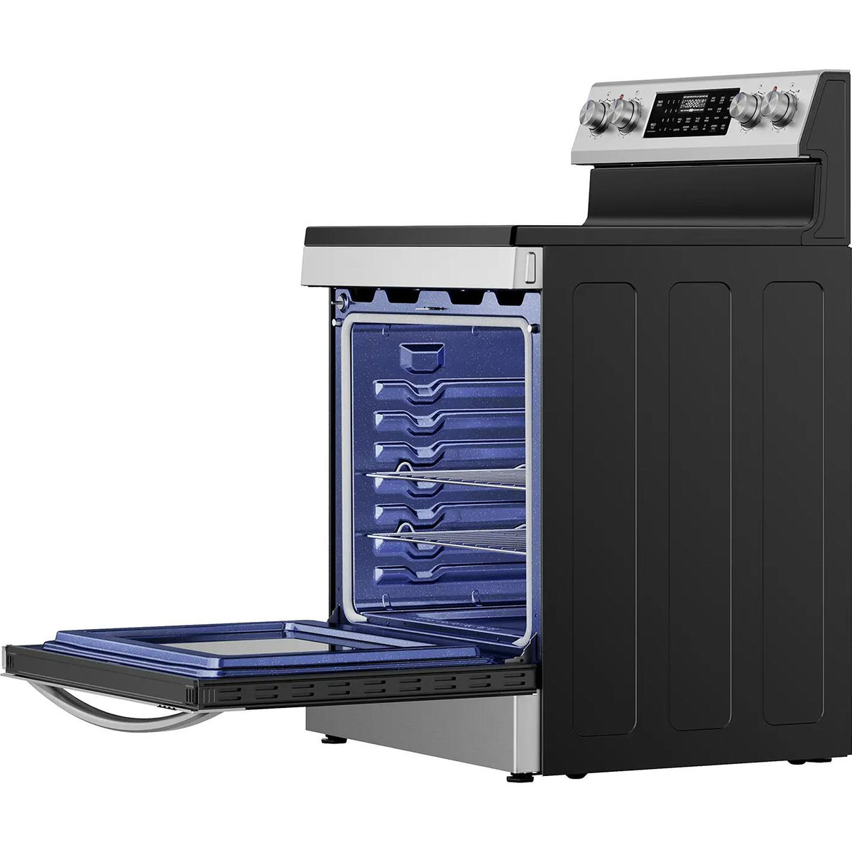 Midea 6.3 Cu. Ft. Freestanding Electric Range with Air Fry MER30A15ASTC IMAGE 4
