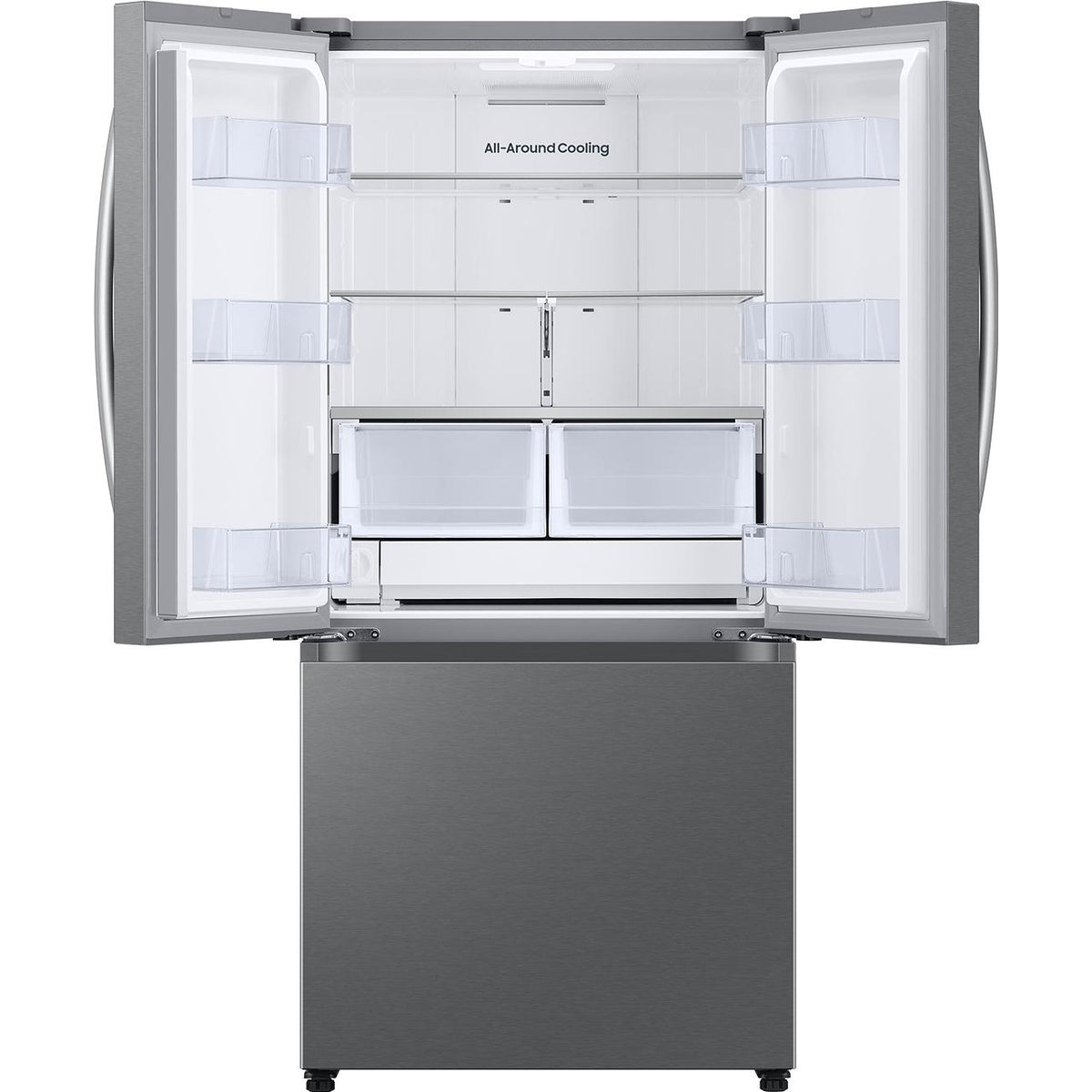 Samsung 33-inch, 25 cu.ft. Bespoke AI 3-Door French Door Refrigerator RF25C5A01SRAA IMAGE 2