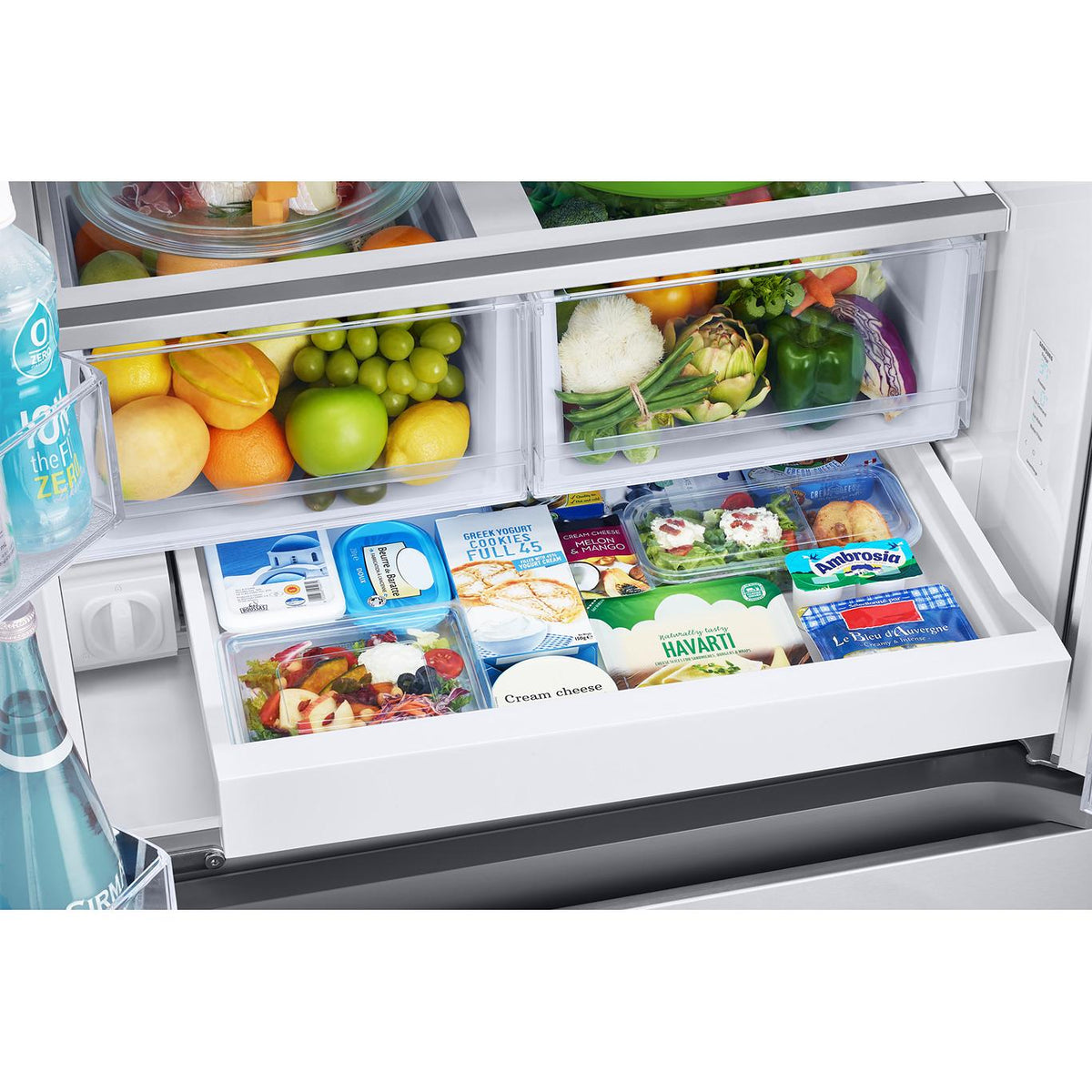 Samsung 33-inch, 25 cu.ft. Bespoke AI 3-Door French Door Refrigerator RF25C5A01SRAA IMAGE 8