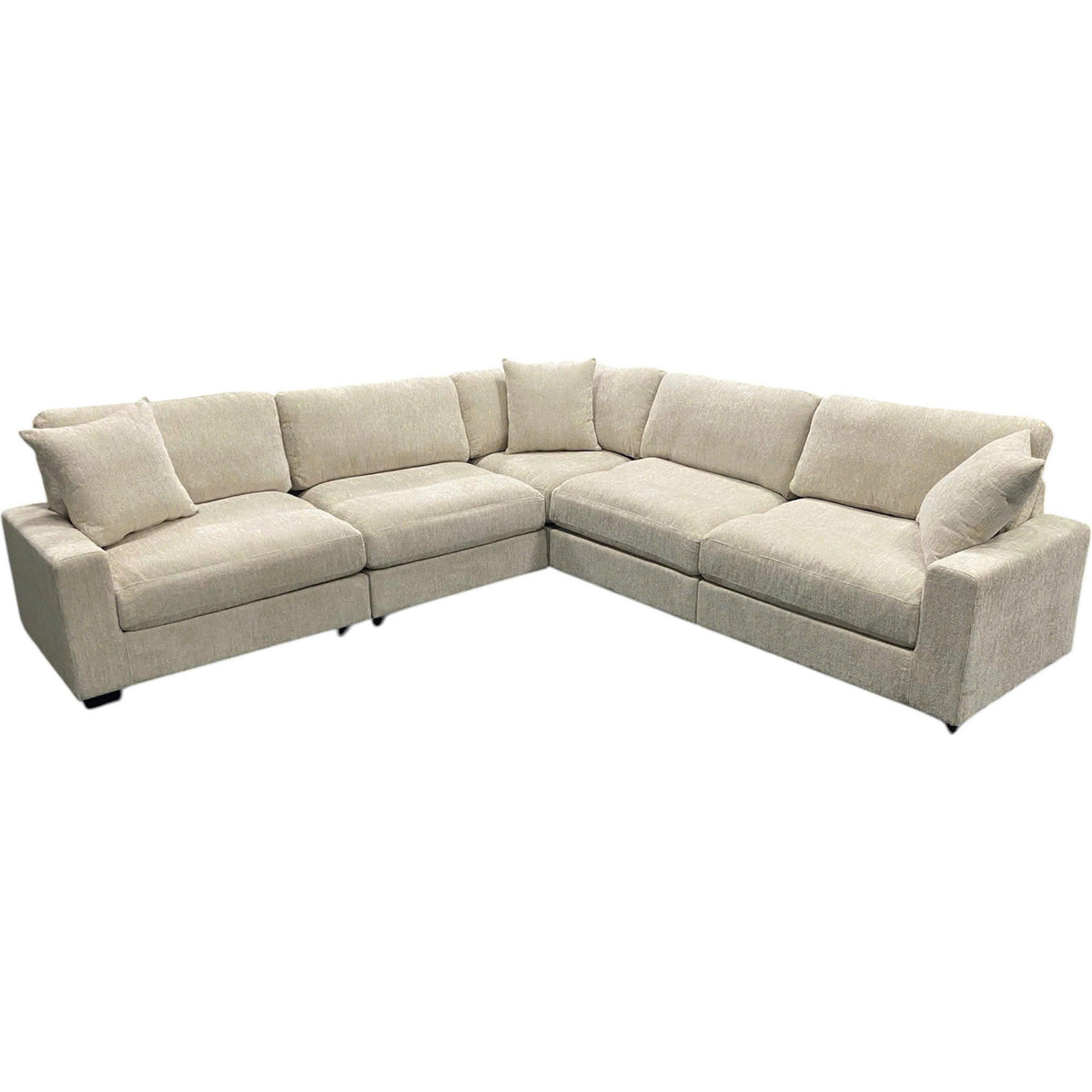 Primo International Sectionals Stationary Spencer 5-Piece Sectional - Beige IMAGE 1