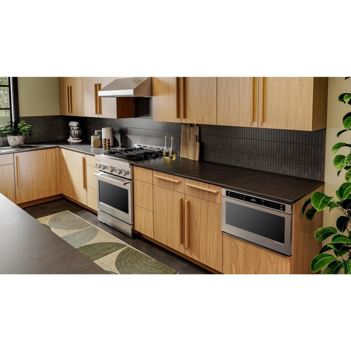 KitchenAid 24-inch, 1.2 cu. ft. Under-Counter Microwave Oven Drawer with Steam Cooking KMBD524TPS IMAGE 8