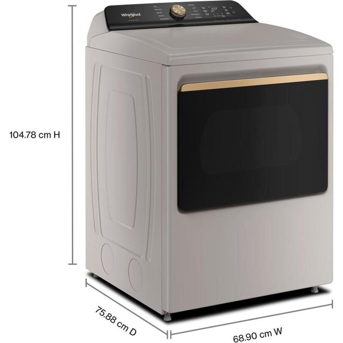 Whirlpool 7.5 cu. ft. Smart Electric Top Load Dryer with Steam Iron and AI Dry YWED8509TL IMAGE 7