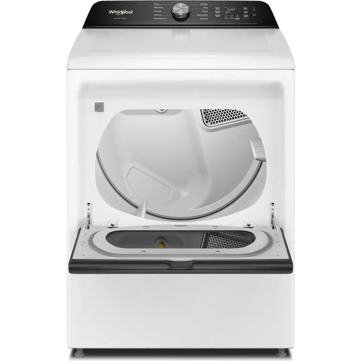 Whirlpool 7.5 cu. ft. Smart Electric Top Load Dryer with Steam Iron and AI Dry YWED8509TW IMAGE 2