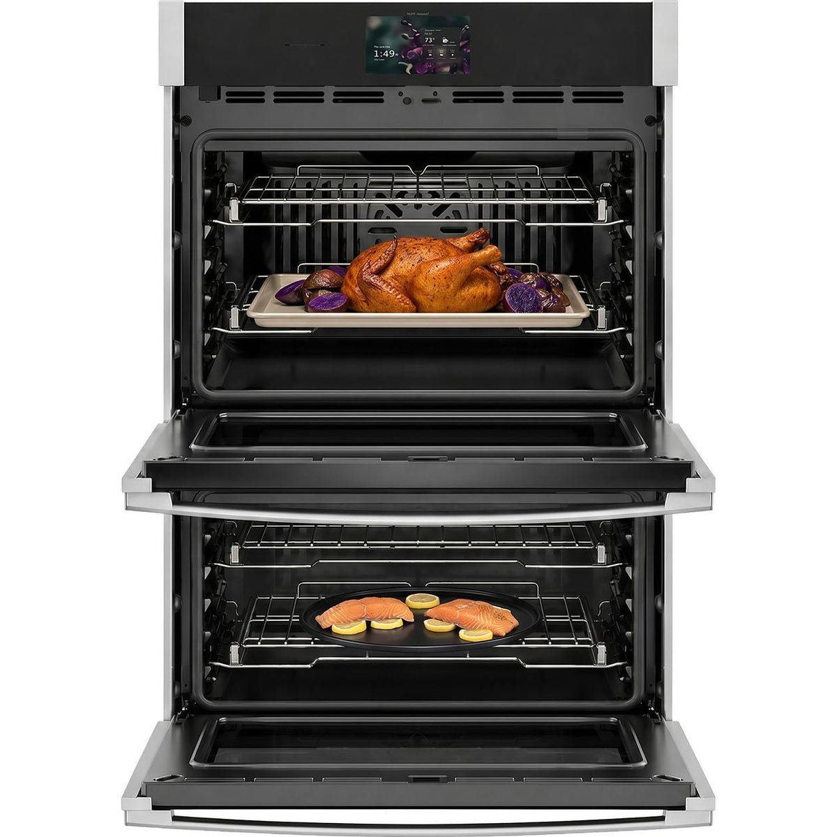 GE Profile 30-inch, 10 cu. ft. Built-in Double Wall Oven with Convection PTD7000SZSS IMAGE 3