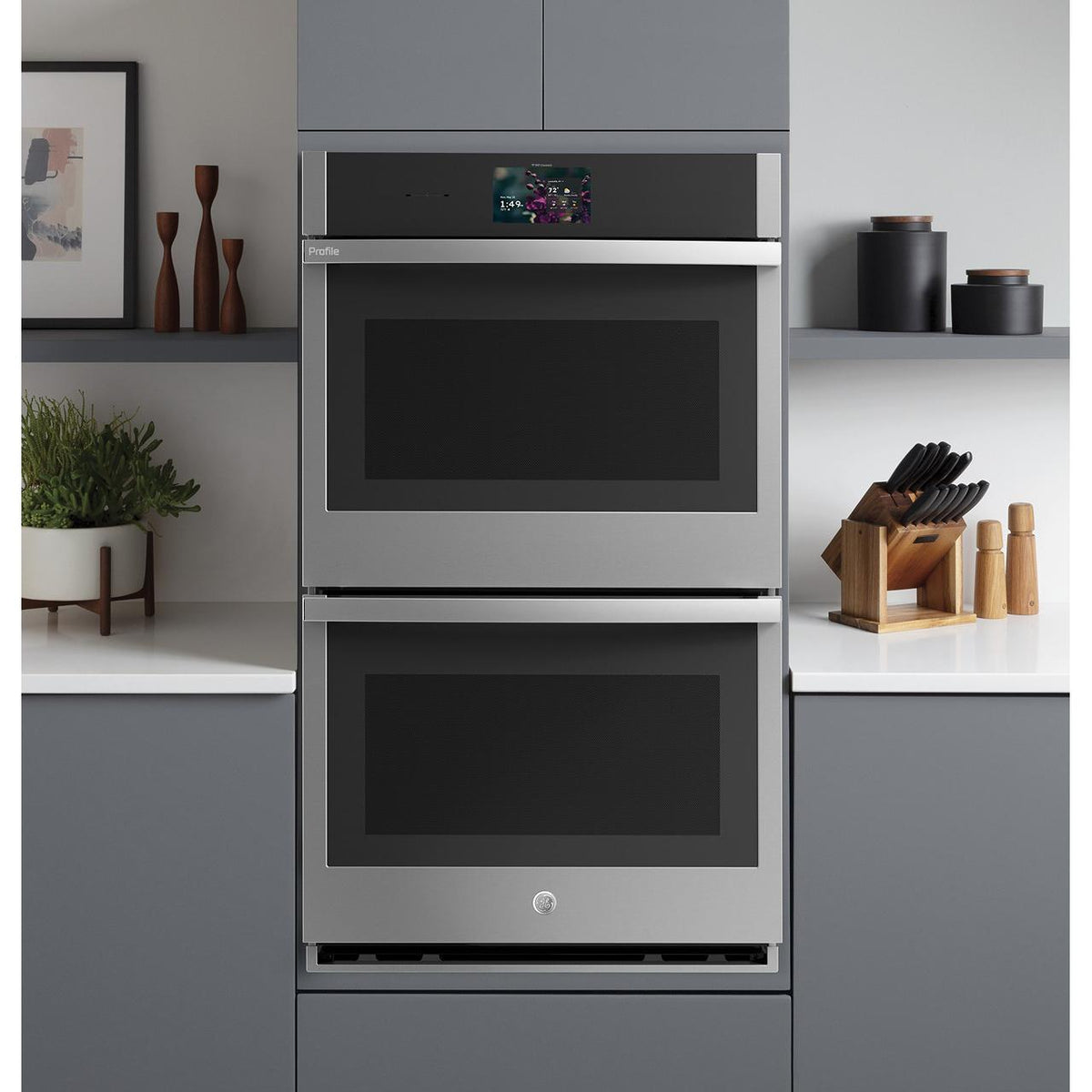 GE Profile 30-inch, 10 cu. ft. Built-in Double Wall Oven with Convection PTD7000SZSS IMAGE 4