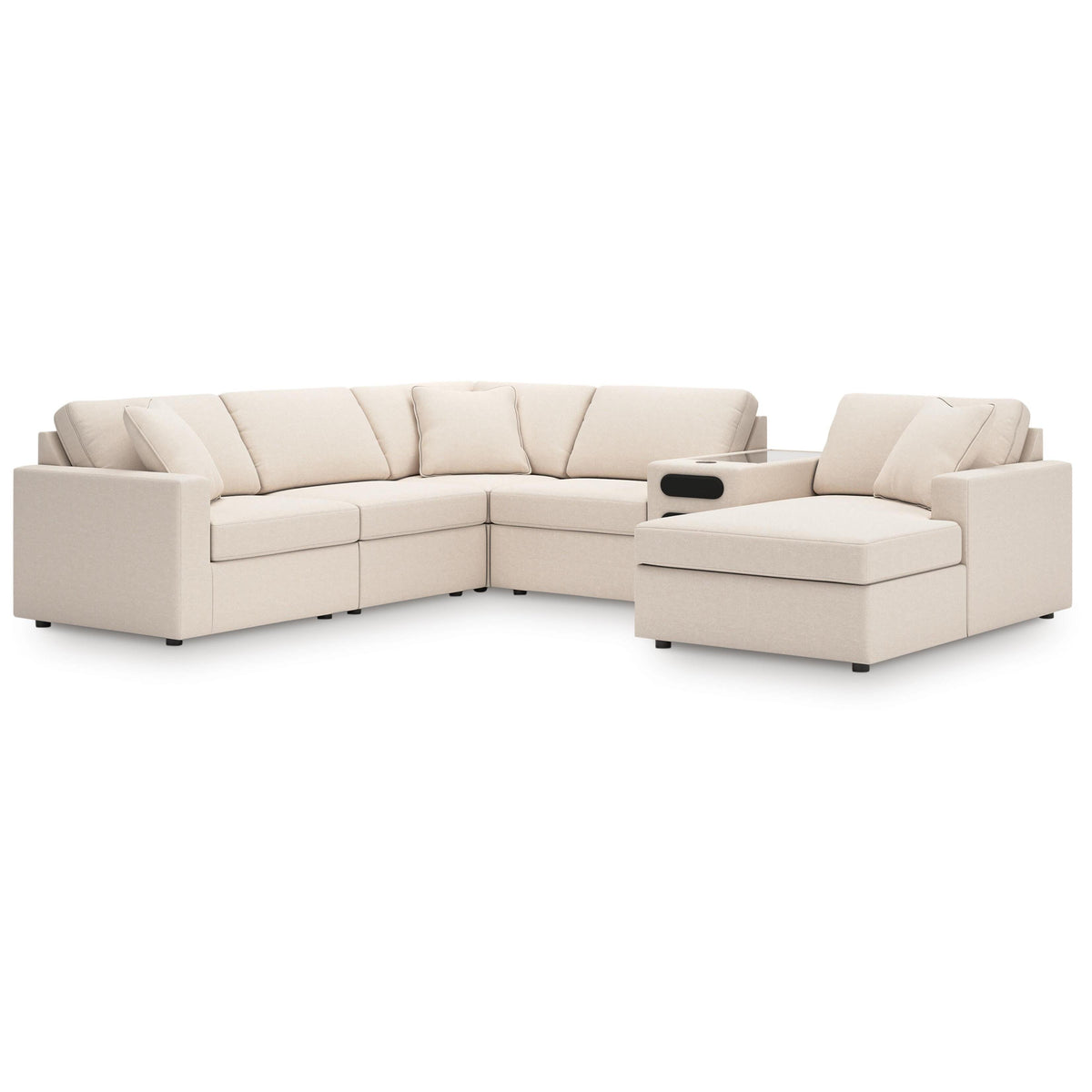 Signature Design by Ashley Modmax 92103S51 6 pc Sectional with Audio System and Chaise IMAGE 2