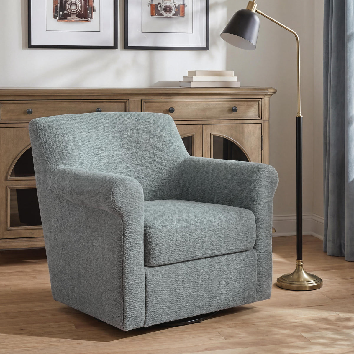 Signature Design by Ashley Horlando A3000842 Swivel Accent Chair IMAGE 2