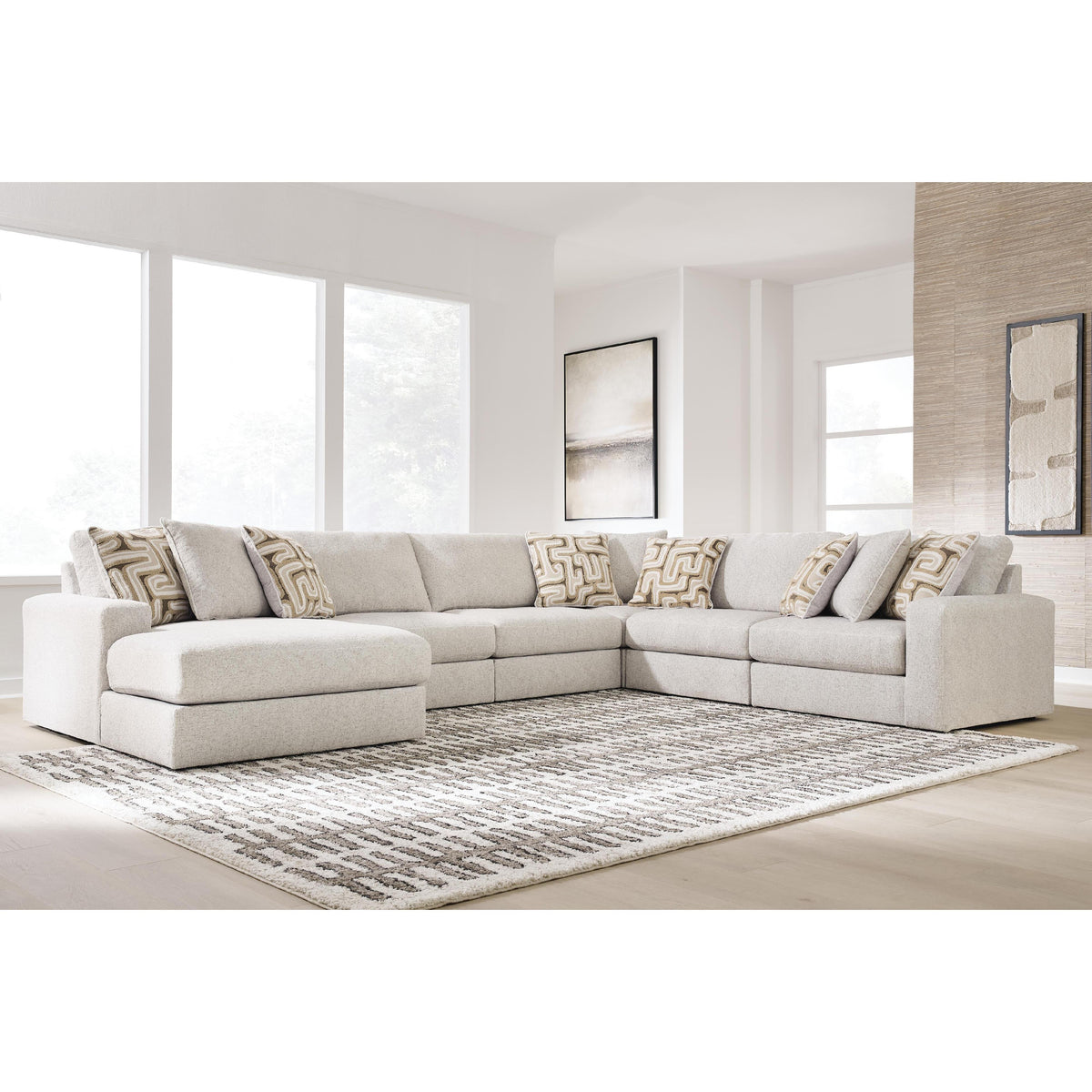 Signature Design by Ashley Kestrie PC68706S14 6 pc Sectional with Chaise IMAGE 2