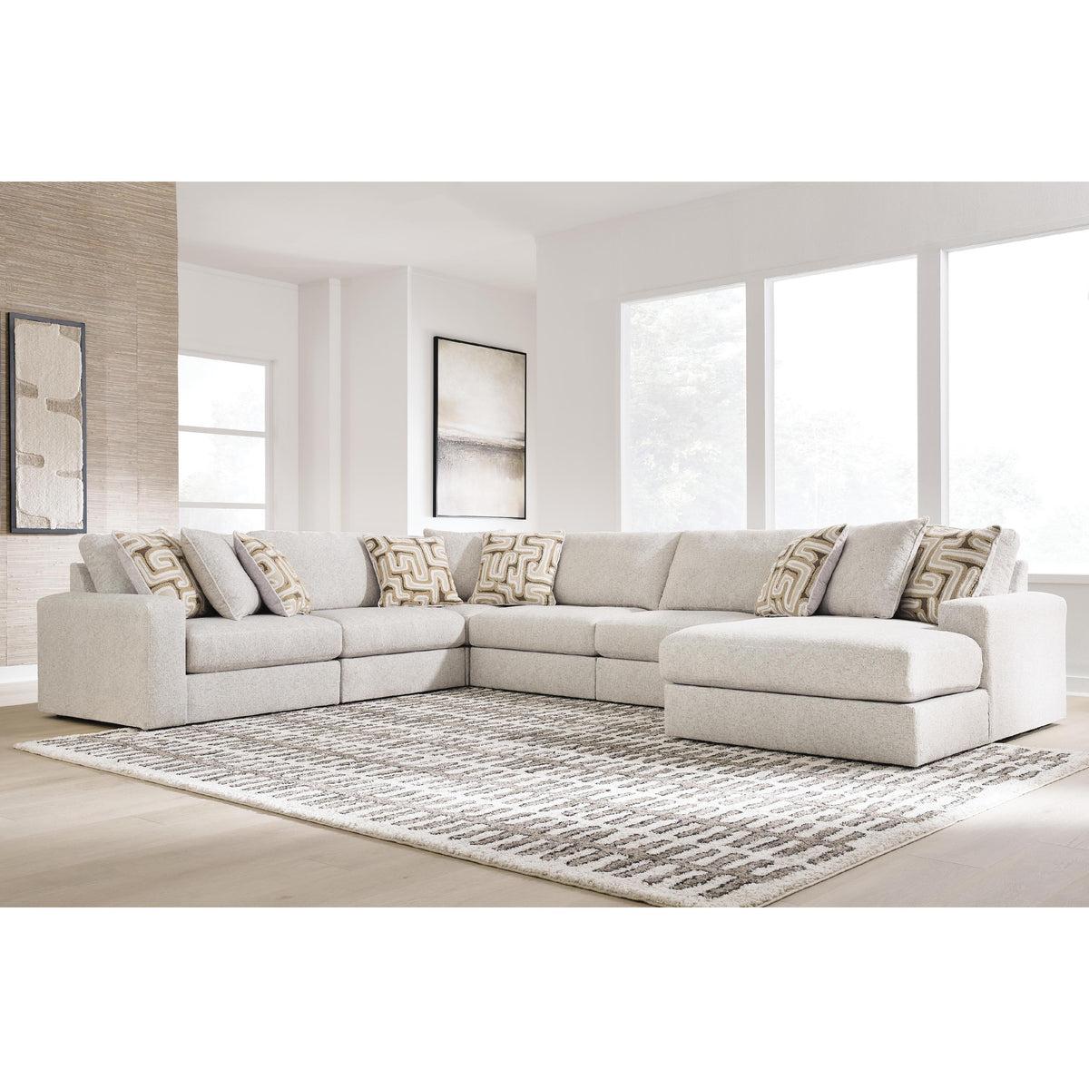 Signature Design by Ashley Kestrie PC68706S15 6 pc Sectional with Chaise IMAGE 2