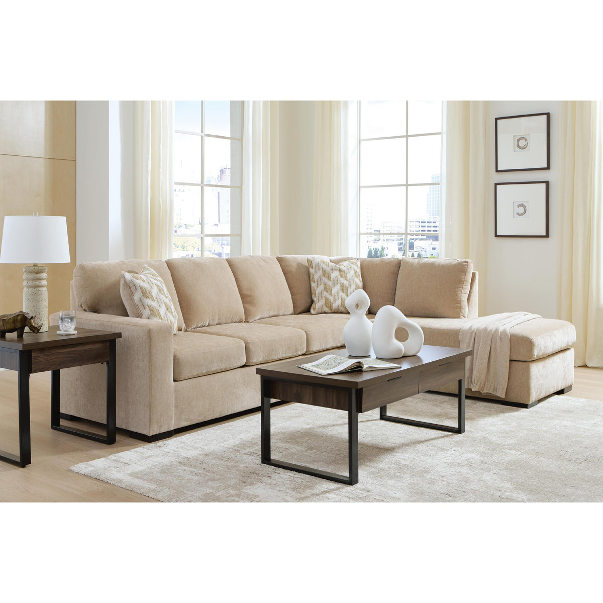 Signature Design by Ashley Bridgepoint PC69507S3 2 pc Sectional with Chaise IMAGE 3