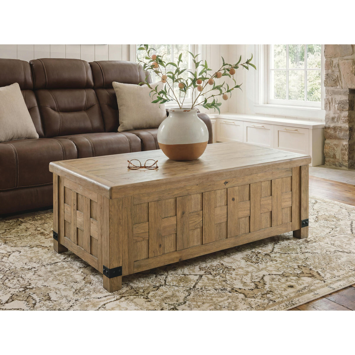 Signature Design by Ashley Ridgester T858-9 Lift Top Cocktail Table IMAGE 2