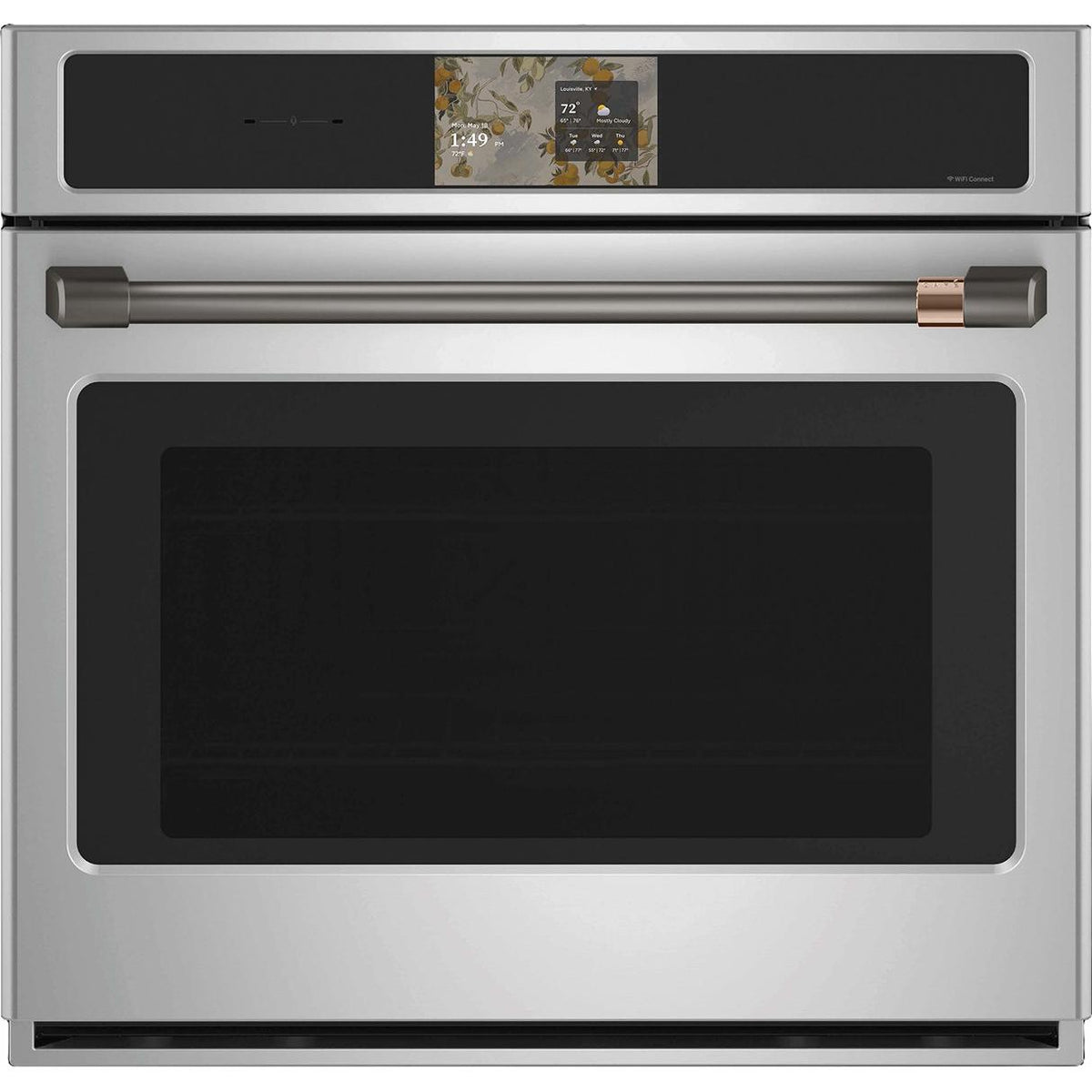 Café 30-inch, 5.0 cu. ft. Built-in Single Wall Oven with True European Convection CTS90DP2ZS1 IMAGE 1