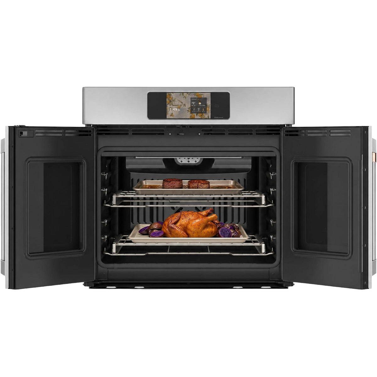 Café 30-inch, 5.0 cu. ft. Built-in Single Wall Oven with True European Convection CTS90FP2ZS1 IMAGE 3