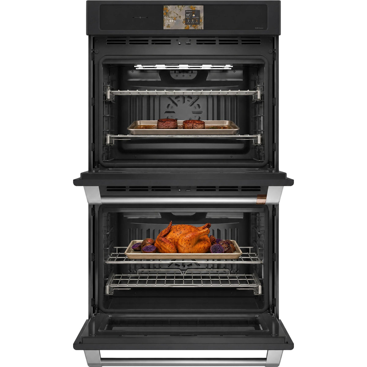 Café 30-inch, 10.0 cu. ft. Built-in Double Wall Oven with True European Convection CTD90DP3ZD1 IMAGE 3