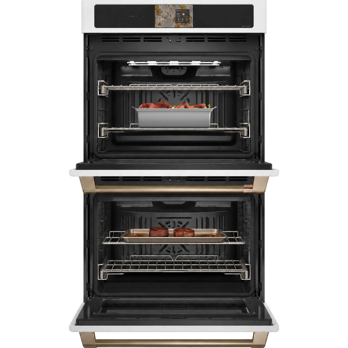 Café 30-inch, 10.0 cu. ft. Built-in Double Wall Oven with True European Convection CTD90DP4ZW2 IMAGE 3
