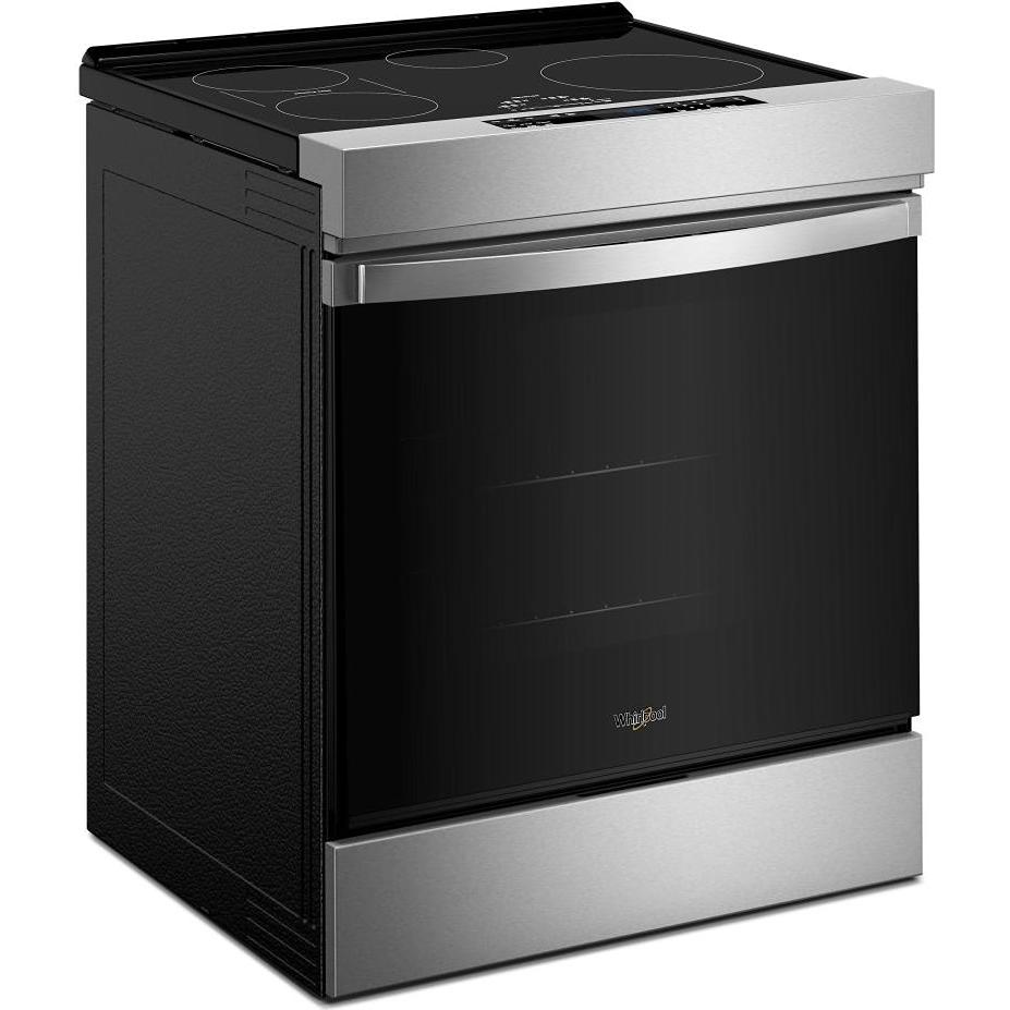 Whirlpool 30-inch Slide-in Induction Range with True Convection Advanced Air Cooking Technology WSIS5030TZ IMAGE 5