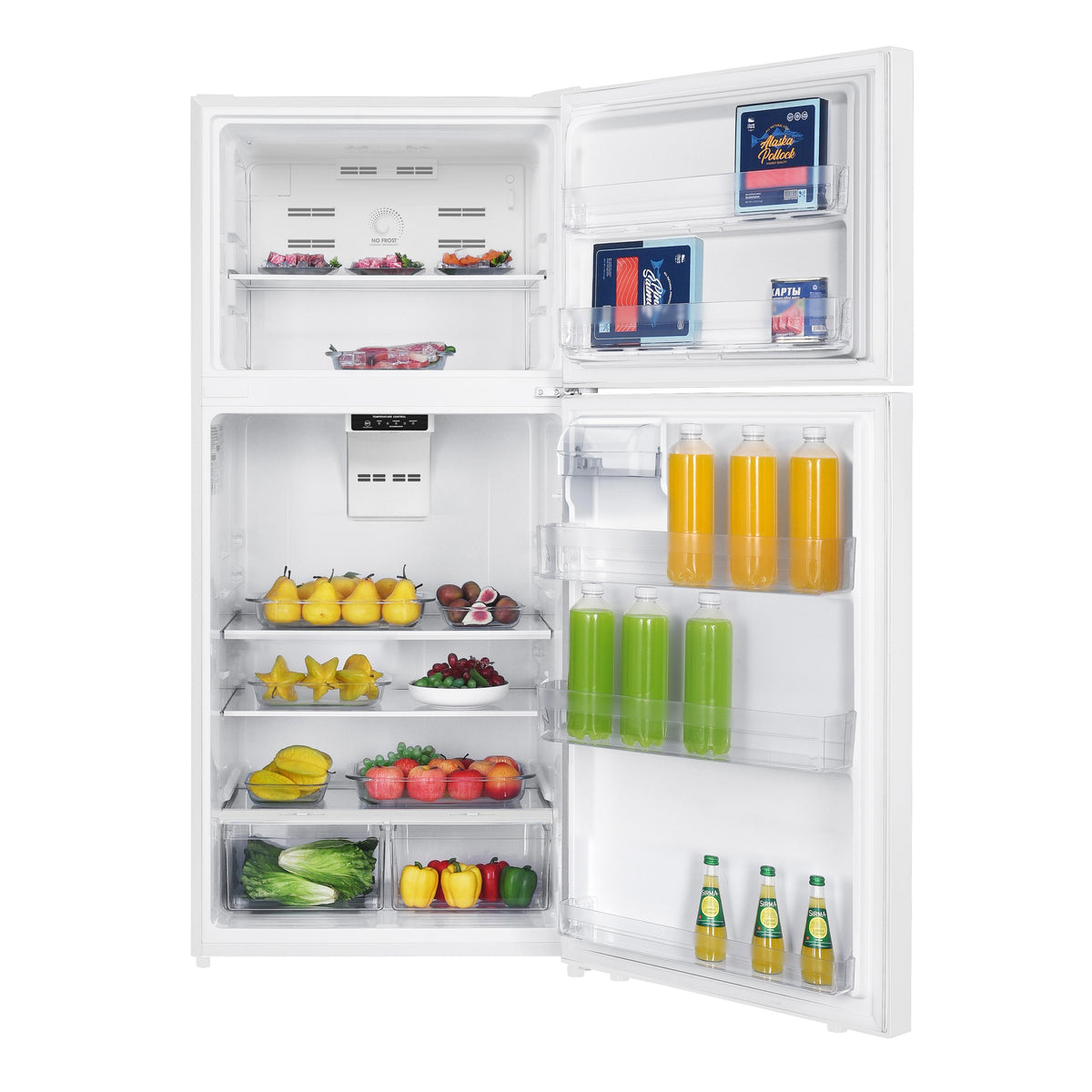 Vitara 30-inch, 18.1 cu. ft. Counter-Depth Freestanding Top Freezer Refrigerator VTFR1804EWE IMAGE 3