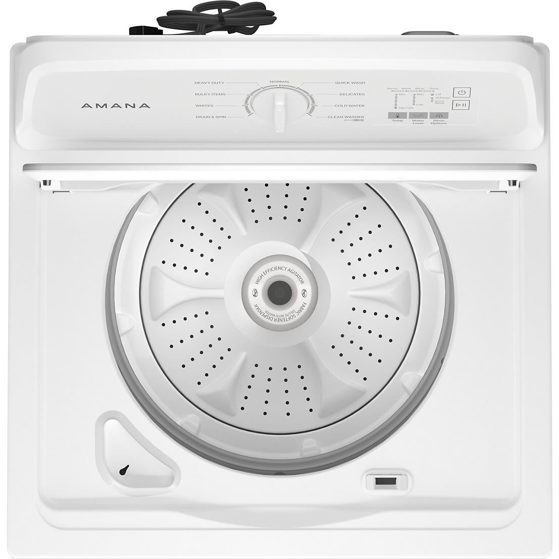 Amana 4.6 cu. ft. Top Loading Washer with Glass Lid ATW4615TW IMAGE 2