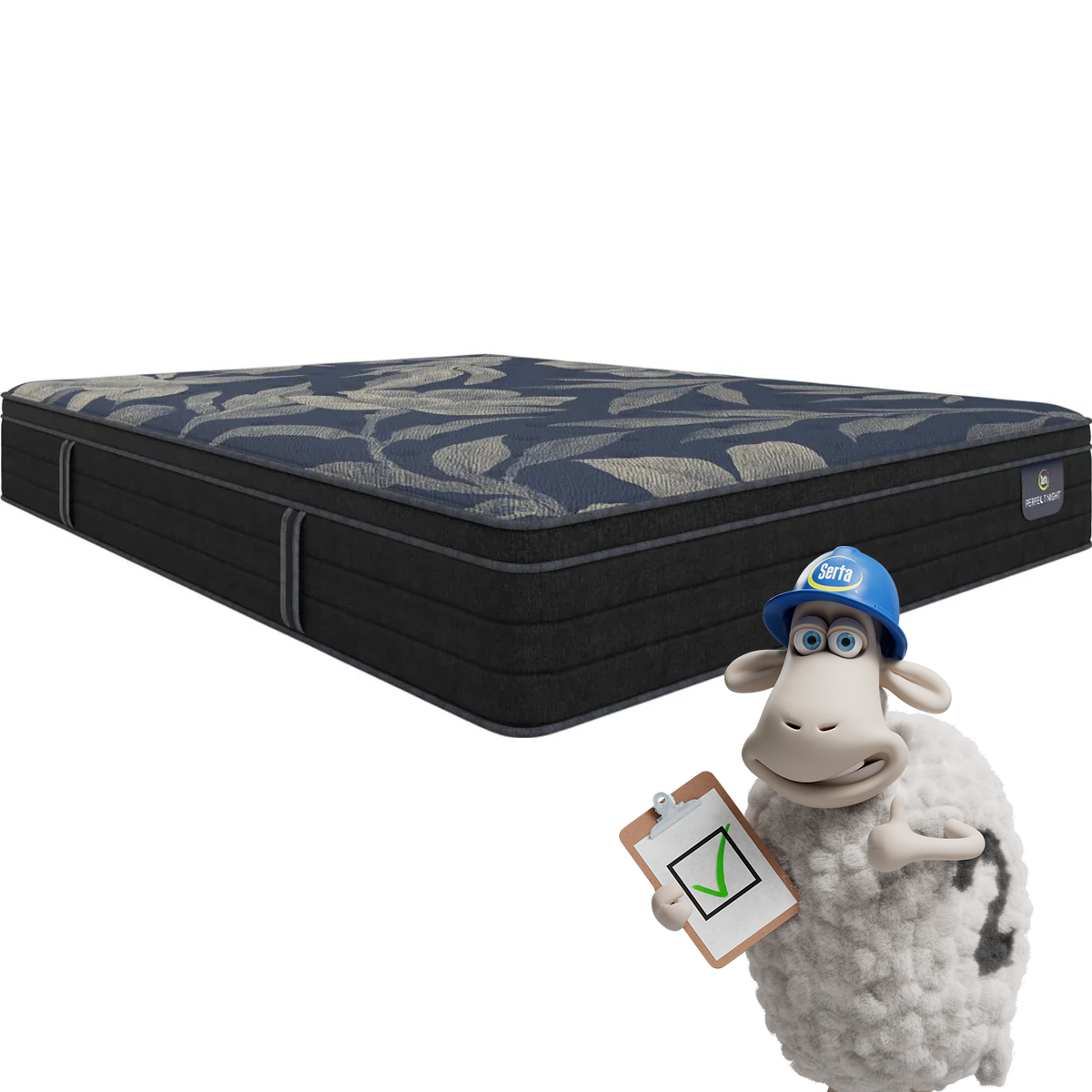 Serta Perfect Night Shadow Luxury Firm Euro Top Mattress (Twin)