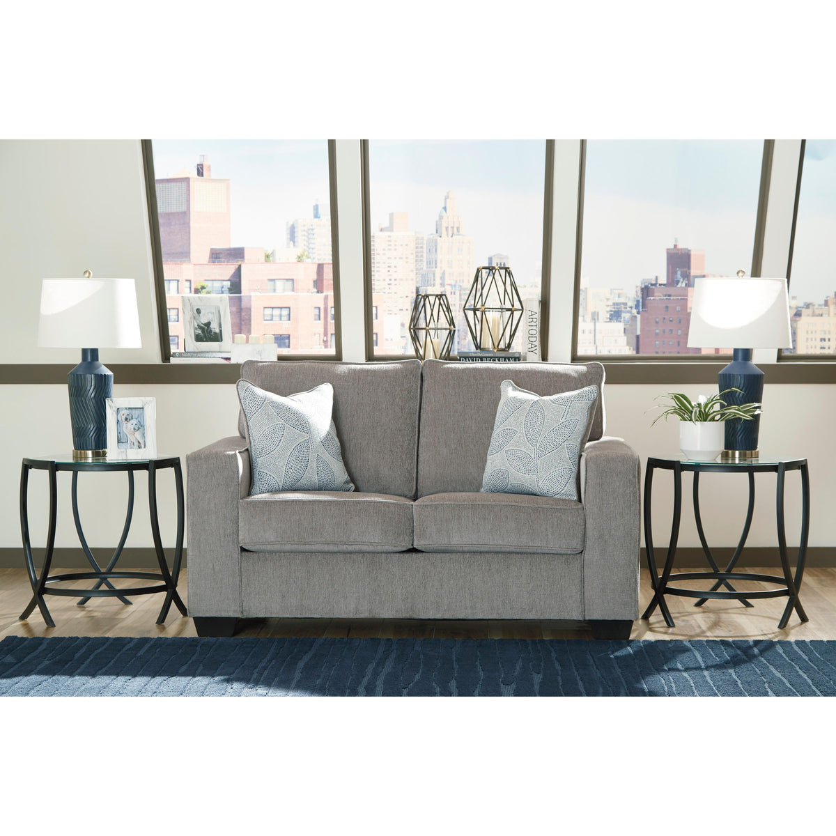 Signature Design by Ashley Altari Stationary Fabric Loveseat 8721435 IMAGE 5