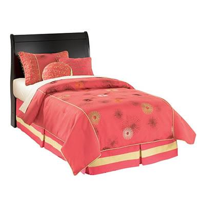  Signature Design by Ashley Huey Vineyard B128-63 Twin Sleigh Headboard IMAGE 2
