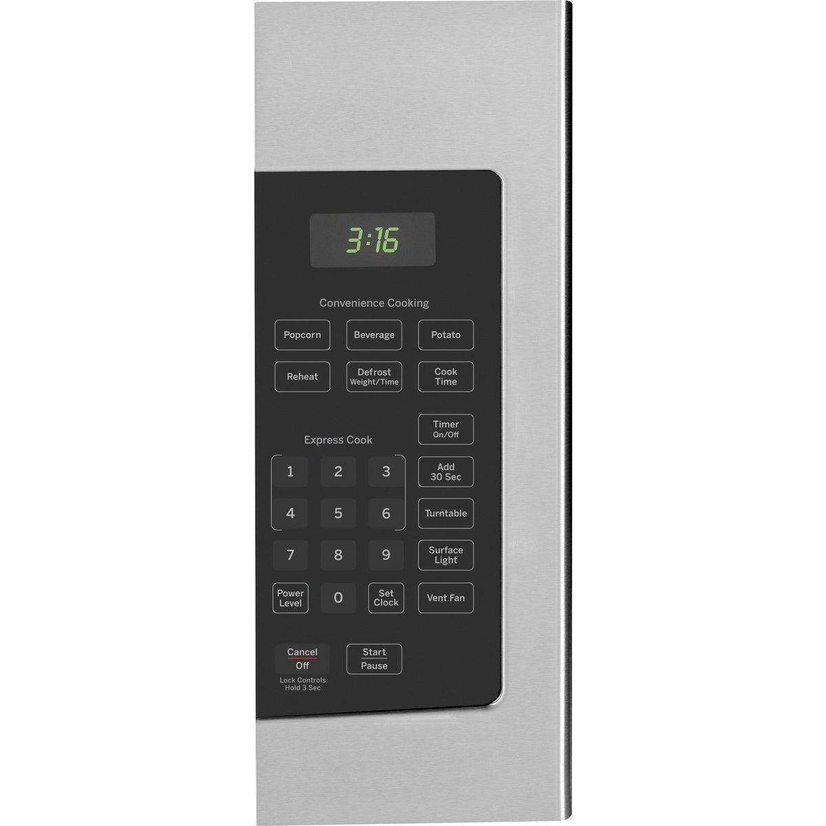  GE 30-inch, 1.6 cu. ft. Over-the-Range Microwave Oven JVM1635SFC IMAGE 2