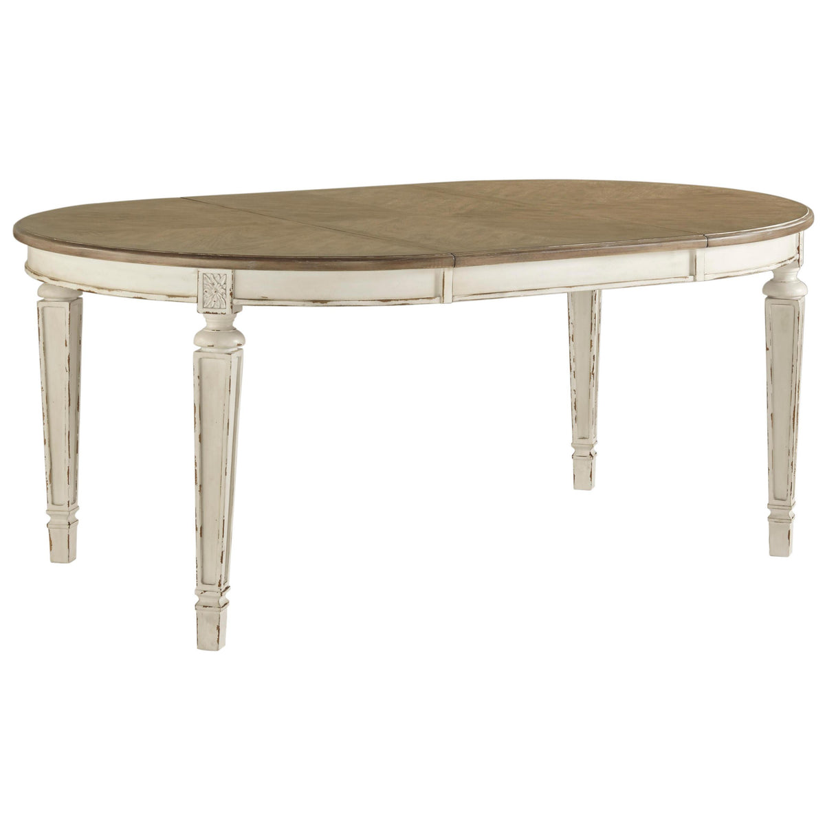  Signature Design by Ashley Realyn D743D11 7 pc Dining Set IMAGE 2